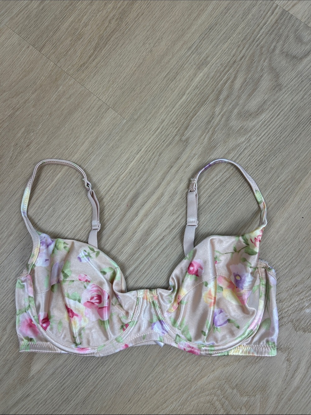 1990’s Vintage Victoria’s Secret Second Skin Satin Bra 36C